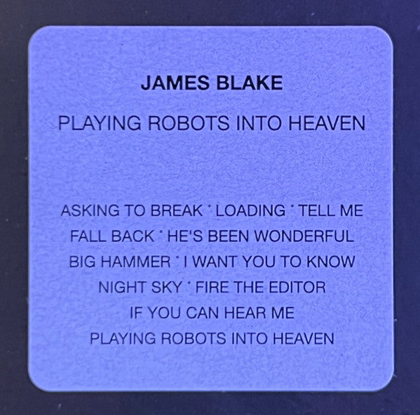 James Blake - Playing Robots Into Heaven - New LP Record 2023 Republic Polydor Webstore Exclusive Crystal Clear Vinyl - Electronic / Ambient / Dubstep / Future House - Shuga Records