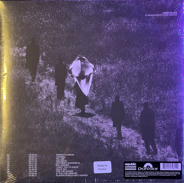 James Blake - Playing Robots Into Heaven - New LP Record 2023 Republic Polydor Webstore Exclusive Crystal Clear Vinyl - Electronic / Ambient / Dubstep / Future House - Shuga Records