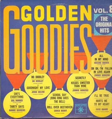 Various - Golden Goodies - Vol. 8 - VG+ LP Record 1963 Roulette USA Vinyl - Rock & Roll / Doo Wop - Shuga Records