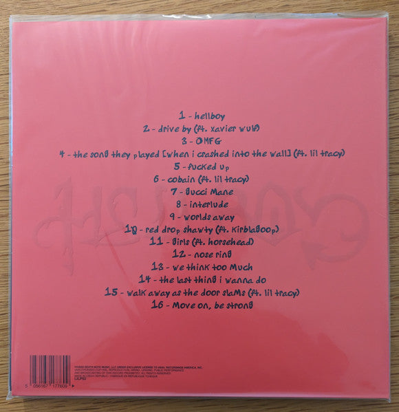 Lil Peep - Hellboy (2016) - New 2 LP Record 2023 Death Note Music Fire Red Splatter Vinyl & Sticker - Hip Hop / Emo - Shuga Records