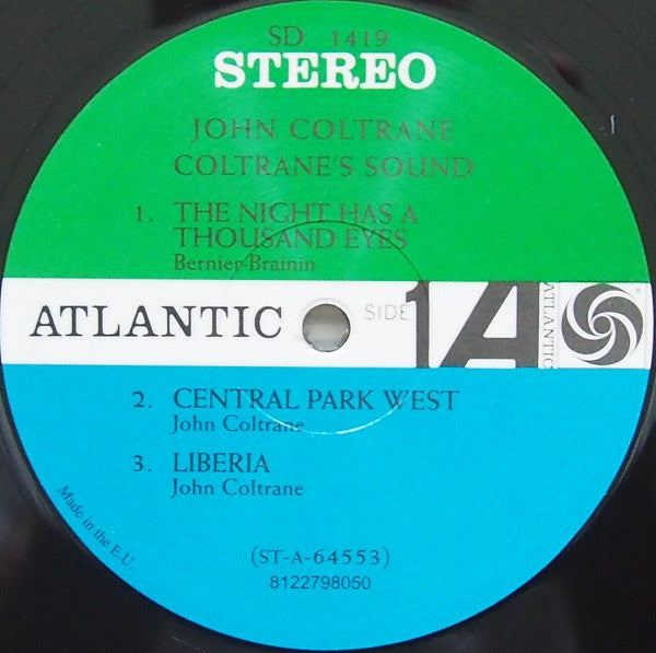 John Coltrane - Coltrane's Sound (1966) - Mint- LP Record 2010 Atlantic Rhino Europe 180 gram Vinyl - Jazz / Hard Bop / Modal - Shuga Records