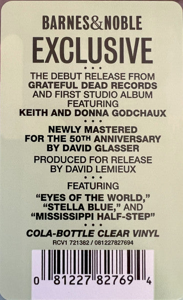 The Grateful Dead - Wake of the Flood (1973) - New LP Record 2023 Barnes & Noble Exclusive Cola-Bottle Clear Vinyl - Psychedelic Rock / Folk Rock - Shuga Records