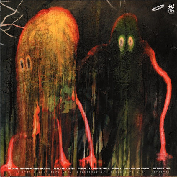 Radiohead - The King Of Limbs - Mint- (VG cover) 2x 10" LP Record 2011 Ticker Tape Ltd UK Clear Vinyl, Blotter Paper, Bag & Newspaper - Alternative Rock / Experimental - Shuga Records