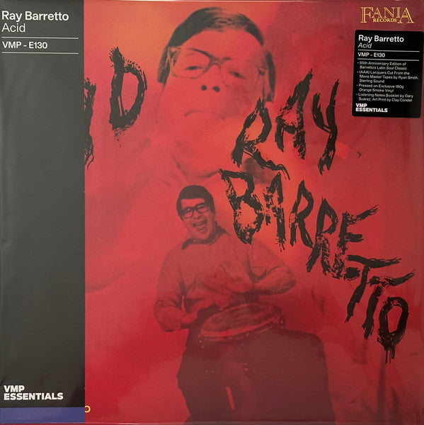 Ray Barretto - Acid (1968) - New LP Record 2024 Fania Vinyl Me Please Orange Smoke 180 gram Vinyl - Latin / Boogaloo / Salsa / Guaguancó - Shuga Records