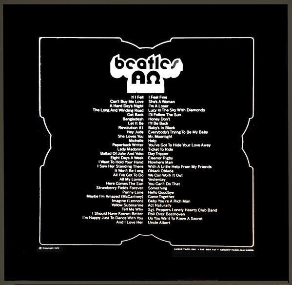 The Beatles - ΑΩ - VG+ 4 LP Record 1973 Audio Tape Inc. USA Vinyl RARE - Pop Rock / Psychedelic Rock / Beat - Shuga Records