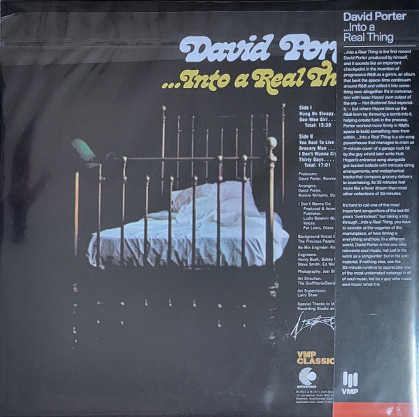 David Porter - ...Into A Real Thing (1970) - New LP Record 2023 Enterprise Vinyl Me Please 180 gram Vinyl & Booklet - Soul / Funk - Shuga Records