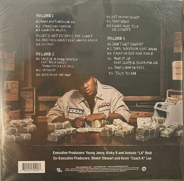 Young Jeezy - Let's Get It: Thug Motivation 101 (2005) - Mint- 3 LP Record 2023 Def Jam USA Fruit Punch Vinyl & Insert - Hip Hop / Trap / Gangsta - Shuga Records