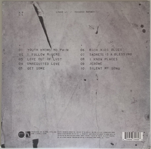 Lykke Li – Wounded Rhymes - Mint- LP Record 2011 USA Vinyl & Insert 0 - Shuga Records