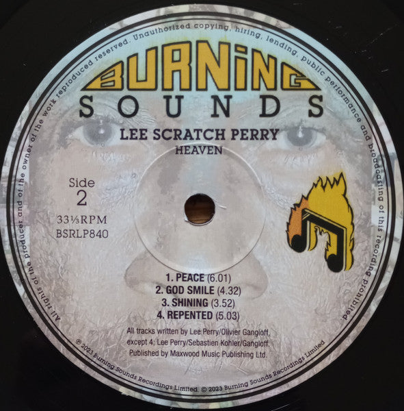 Lee "Scratch" Perry - Heaven - New LP Record 2023 Burning Sounds UK 180 Gram Vinyl & Insert - Dub Reggae / Ska - Shuga Records