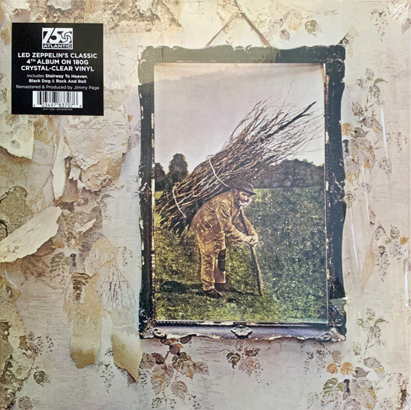 Led Zeppelin - Untitled IV (1971) - Mint- LP Record 2023 Atlantic Crystal Clear 180 gram Vinyl - Classic Rock / Hard Rock / Blues Rock - Shuga Records