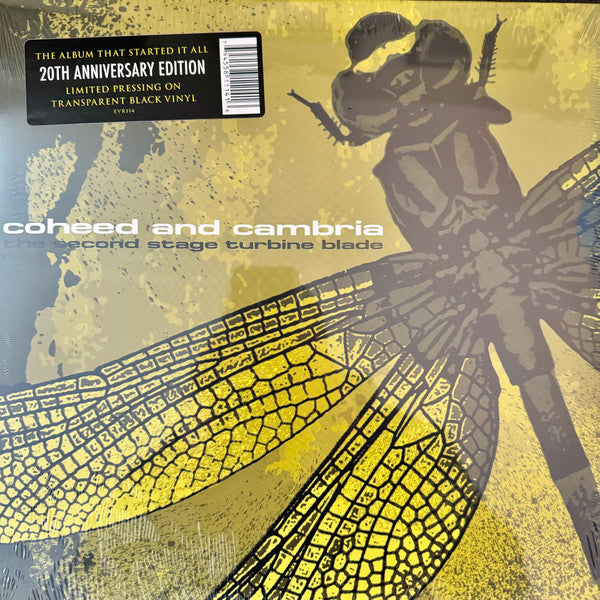 Coheed And Cambria ‎– The Second Stage Turbine Blade (2002) - New 2 LP Record 2023 Equal Vision Transparent Black Vinyl - Alternative Rock / Prog Rock - Shuga Records