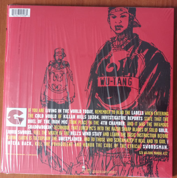 Genius / GZA - Liquid Swords (1995) - VG+ 2 LP Record 2015 Geffen UMe Vinyl - Hip Hop / Wu-Tang Clan - Shuga Records