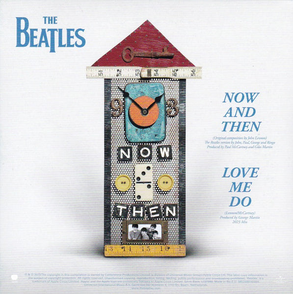 The Beatles - Now And Then / Love Me Do (2023 Mix) - New 7" Single Record 2023 Apple Parlophone Black Vinyl - Pop Rock / Beat - Shuga Records
