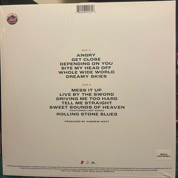 The Rolling Stones - Hackney Diamonds - New LP Record 2023 Geffen New York Mets Edition White Vinyl - Pop Rock / Rock & Roll - Shuga Records