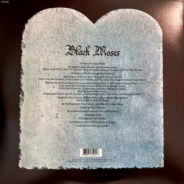 Isaac Hayes - Black Moses (1971) - New 2 LP Record 2023 Craft Enterprise Vinyl - Soul / Funk - Shuga Records