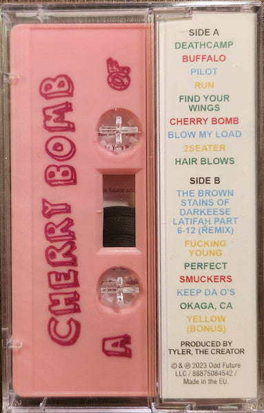 Tyler, The Creator - Cherry Bomb - New Cassette 2023 Odd Future Pink Tape - Hardcore Hip-Hop / Soul - Shuga Records