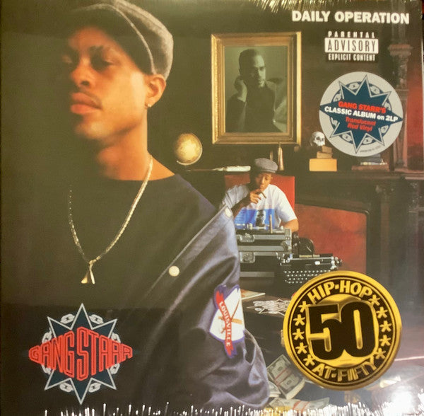 Gang Starr - Daily Operation (1992) - Mint- 2 LP Record 2023 Virgin UMe Red Translucent Vinyl - Hip Hop / Conscious