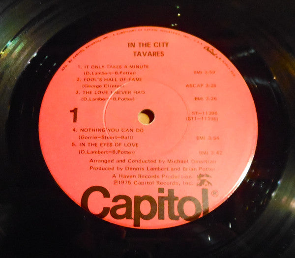 Tavares - The Best Of Tavares - VG+ LP Record 1977 Capitol USA Vinyl - Soul / Disco / Funk - Shuga Records