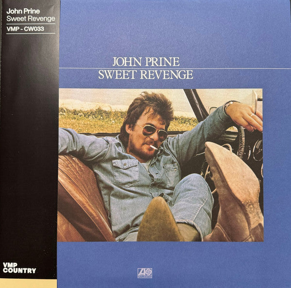 John Prine - Sweet Revenge (1973) - New LP Record 2023 Atlantic Vinyl Me Please Black & Blue Smoke 180 gram Vinyl & Booklet - Country / Folk - Shuga Records