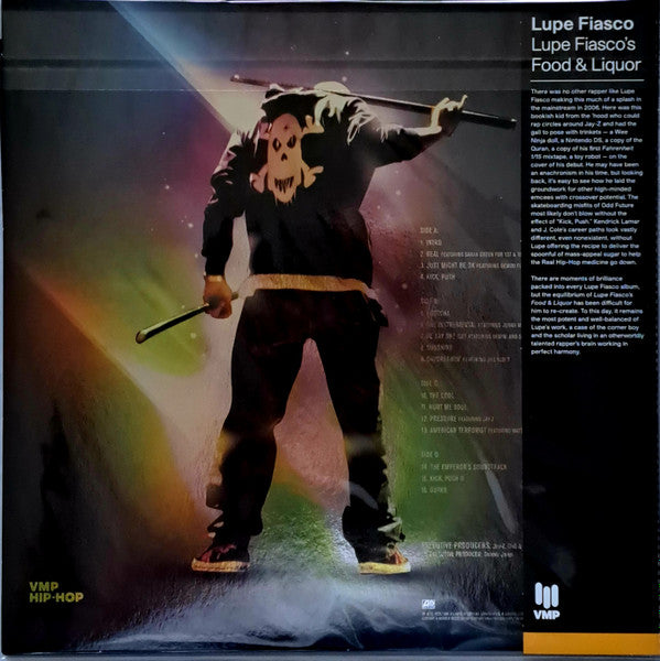 Lupe Fiasco - Lupe Fiasco’s Food & Liquor (2006) - New 2 LP Record 2023 Atlantic Vinyl Me Please Purple Prism Vinyl - Hip Hop - Shuga Records