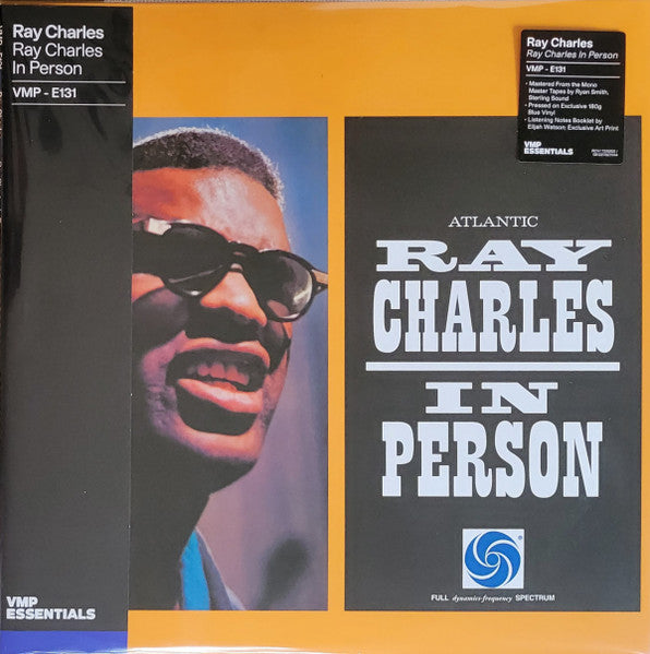 Ray Charles - Ray Charles In Person (1960) - New LP Record 2023 Atlantic Vinyl Me Please 180 gram Blue Vinyl, Booklet & OBI - Jazz / Rhythm & Blues / Bop - Shuga Records