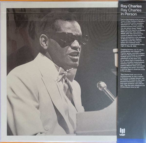 Ray Charles - Ray Charles In Person (1960) - New LP Record 2023 Atlantic Vinyl Me Please 180 gram Blue Vinyl, Booklet & OBI - Jazz / Rhythm & Blues / Bop - Shuga Records