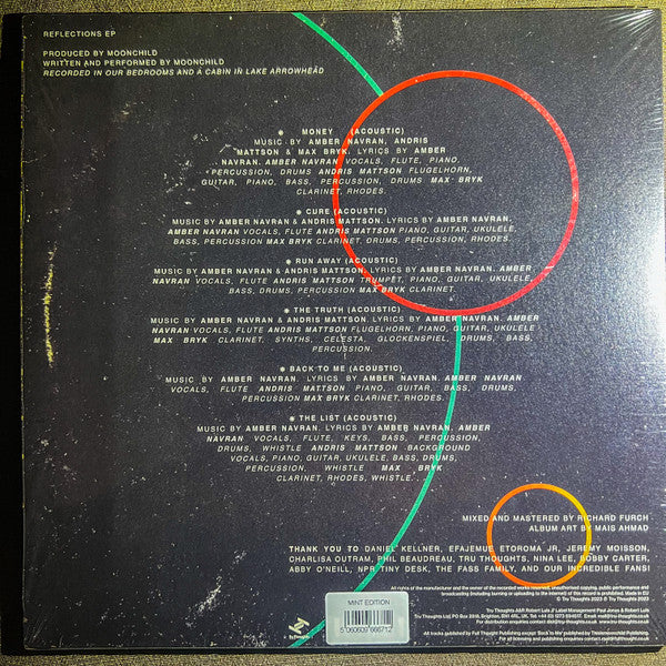 Moonchild - Reflections - New EP Record 2023 Tru Thoughts USA Mint Green Vinyl - Neo Soul / Contemporary R&B - Shuga Records