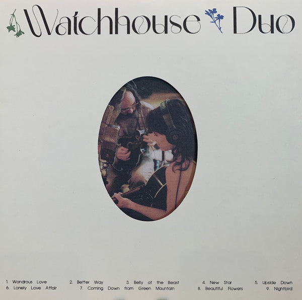 Watchhouse - Duo - New 2 LP Record 2022 Tiptoe Tiger USA Teal & White Vinyl & Songbook - Folk - Shuga Records