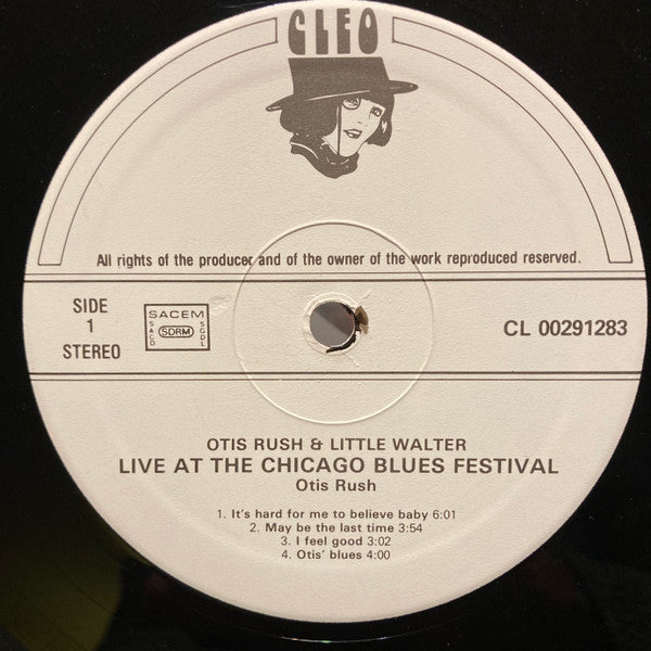 Otis Rush & Little Walter - Live At The Chicago Blues Festival - VG+ LP Record 1982 Cleo Records Netherlands Vinyl - Chicago Blues / Harmonica Blues - Shuga Records