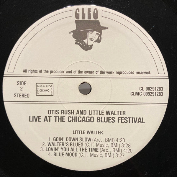 Otis Rush & Little Walter - Live At The Chicago Blues Festival - VG+ LP Record 1982 Cleo Records Netherlands Vinyl - Chicago Blues / Harmonica Blues - Shuga Records