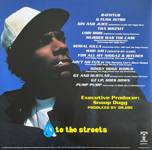 Snoop Doggy Dogg - Doggystyle (1993) - New 2 LP Record 2023 Death Row Clear Vinyl - Hip Hop / G-Funk - Shuga Records