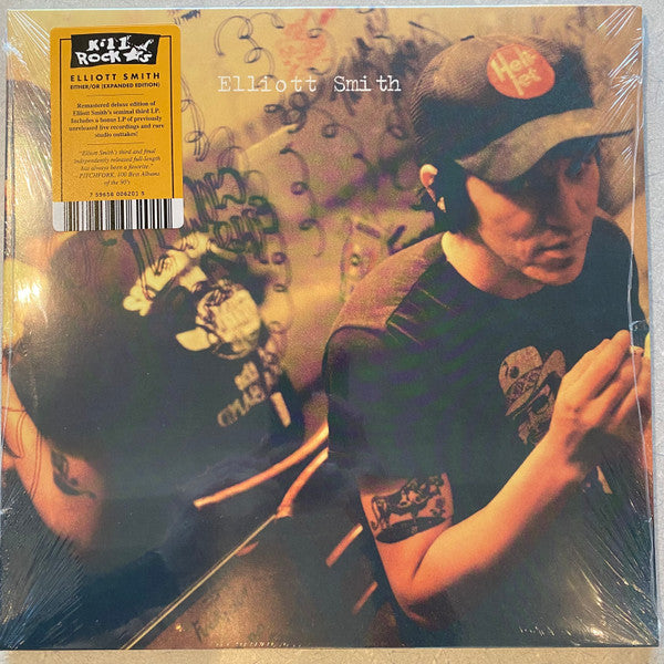 Elliott Smith - Either / Or (Expanded Edition)(1997) - New 2 LP Record 2023 Kill Rock Stars Black Vinyl - Indie Rock - Shuga Records