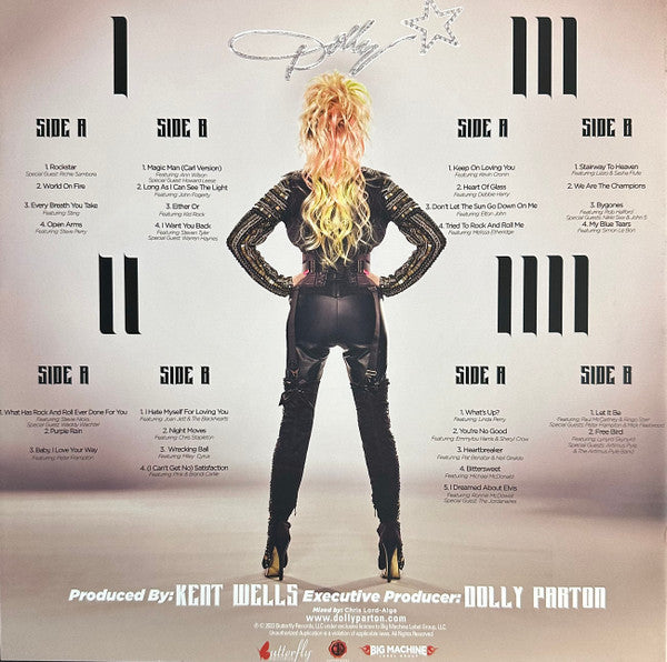 Dolly Parton - Rockstar - New 4 LP Box Set 2023 Butterfly Big Machine Deep Purple Vinyl - Country Rock / Pop Rock - Shuga Records
