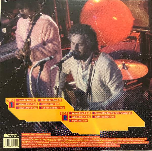 The Flaming Lips - Yoshimi Battles The Pink Robots Live At The Paradise Lounge, Boston Oct. 27, 2002 - New LP Record Store Day Black Friday 2023 Warner RSD Pink Vinyl - Indie Rock / Synth-pop - Shuga Records