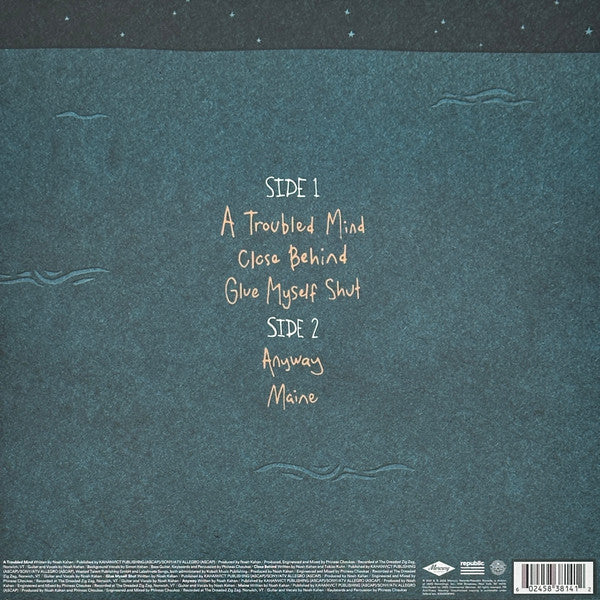 Noah Kahan - Cape Elizabeth - Mint- EP Record Store Day Black Friday 2023 Republic RSD Ocean Marbled Vinyl - Pop / Folk Rock - Shuga Records