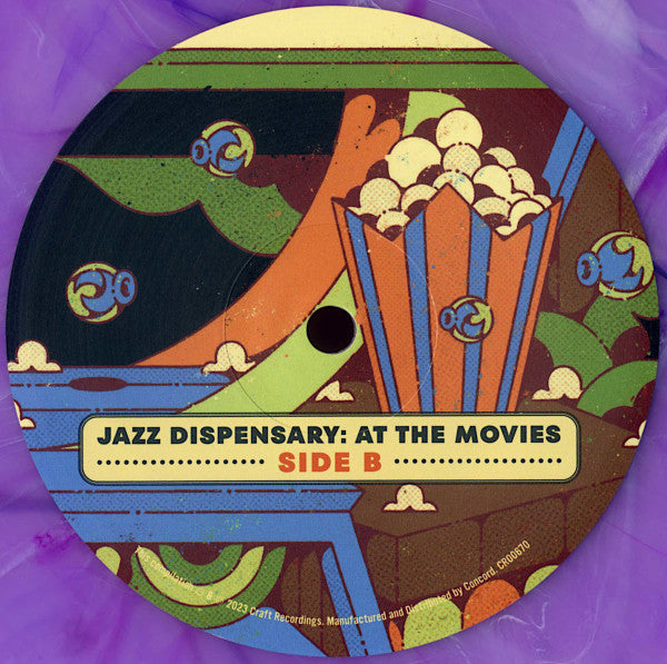 Various - Jazz Dispensary: At The Movies - New LP Record Store Day Black Friday 2023 Craft Recordings RSD Purple Haze Vinyl - Jazz / Jazz-Funk / Soul / Funk - Shuga Records