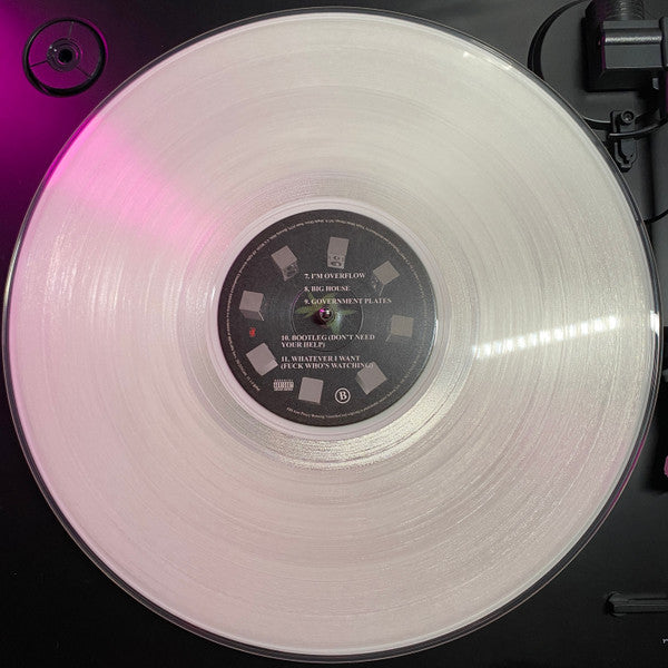 Death Grips - Government Plates (2013) - Mint- LP Record Store Day 2023 Third Worlds RSD Essential Clear Vinyl - Hardcore Hip-Hop / Experimental - Shuga Records