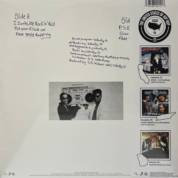 Schoolly-D – Schoolly-D (1985) - New LP Record Store Day Black Friday 2023 RCA Get On Down RSD Yellow & Black Splatter Vinyl - Hip Hop - Shuga Records