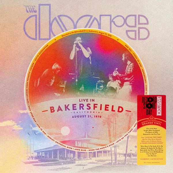 The Doors – Live In Bakersfield, August 21, 1970 - New 2 LP Record Store Day Black Friday 2023 Elektra Rhino RSD Orange Vinyl & Numbered - Psychedelic Rock / Blues Rock - Shuga Records