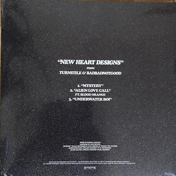 Turnstile & BadBadNotGood - New Heart Designs - Mint- EP Record Store Day Black Friday 2023 Roadrunner RSD Black & White Clouds Vinyl - Rock / Jazz / Fusion - Shuga Records