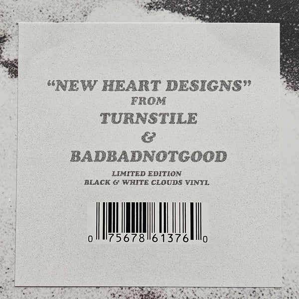 Turnstile & BadBadNotGood - New Heart Designs - Mint- EP Record Store Day Black Friday 2023 Roadrunner RSD Black & White Clouds Vinyl - Rock / Jazz / Fusion - Shuga Records