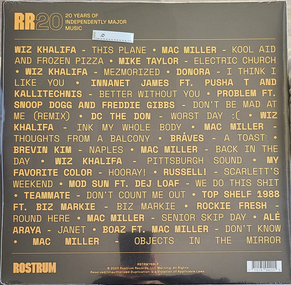 Various – Rostrum Records 20 - New 2 LP Record Store Day Black Friday 2023 Rostrum RSD Vinyl - Hip Hop - Shuga Records