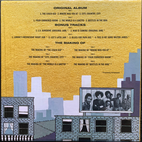 War – The World Is A Ghetto (The Complete Sessions) (1972) - New 5 LP Record Store Day Black Friday Box Set 2023 Rhino RSD Gold Vinyl - Funk / Soul - Shuga Records