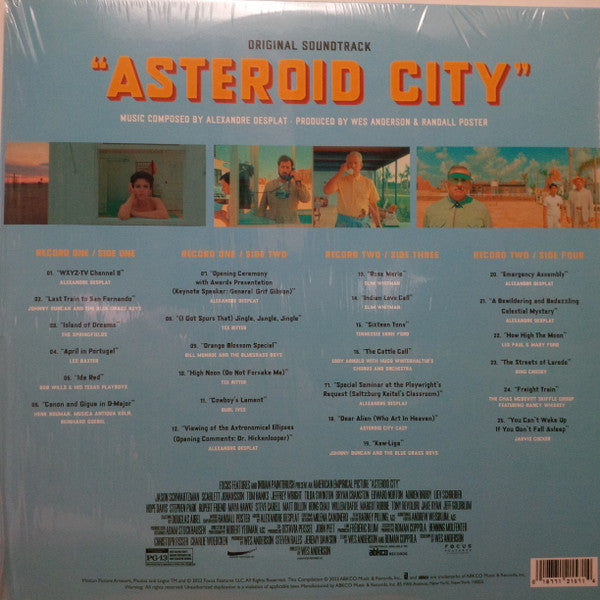 Various – "Asteroid City" (A Film By Wes Anderson) - New 2 LP Record Store Day Black Friday 2023 ABKCO RSD Orange Vinyl - Soundtrack - Shuga Records
