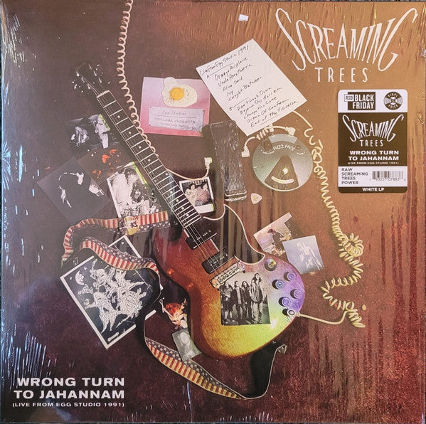 Screaming Trees - Wrong Turn To Jahannam (Live From Egg Studio 1991) - New LP Record Store Day 2023 USA White RSD Vinyl - Garage Rock / Psychedelic Rock / Grunge - Shuga Records