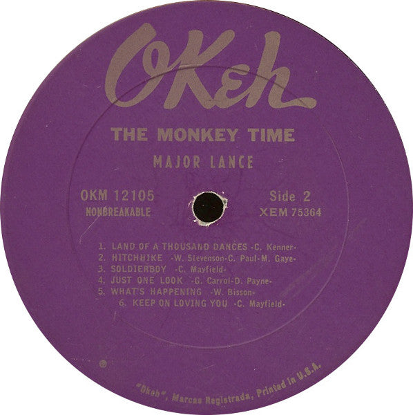 Major Lance – The Monkey Time - VG LP Record 1963 Okeh USA Vinyl - Soul / Rhythm & Blues
