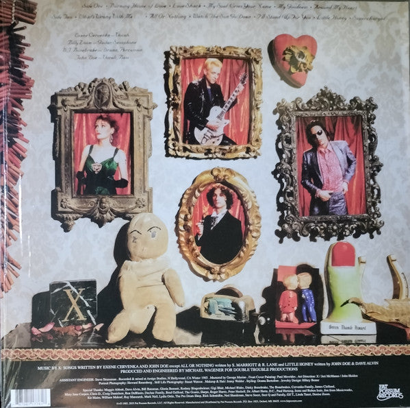 X - Ain't Love Grand (1985) - New LP Record Store Day 2023 Fat Possum RSD Red Smoke Vinyl & 7" - Alternative Rock / Punk - Shuga Records