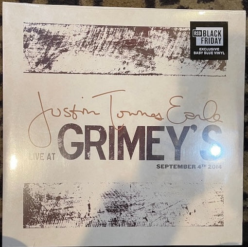 Justin Townes Earle - Live At Grimey's (2015) - New EP Record Store Day Black Friday 2023 BMG Craft Recordings RSD Baby Blue Vinyl - Country / Folk - Shuga Records