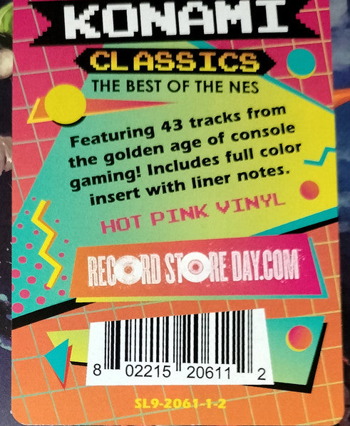 Konami Kukeiha Club - Konami Classics: The Best Of The NES - New LP Record Store Day 2023 Spacelab9 RSD Hot Pink Vinyl & Insert - Video Game Music / Chiptune - Shuga Records