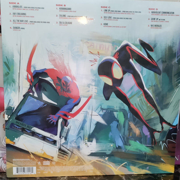 Metro Boomin - Spider-Man: Across The Spider-Verse - New 2 LP Record 2023 Boominati Republic Walmart Red w/ Black Splatter & Multi-Color Splatter Vinyl - Soundtrack - Shuga Records